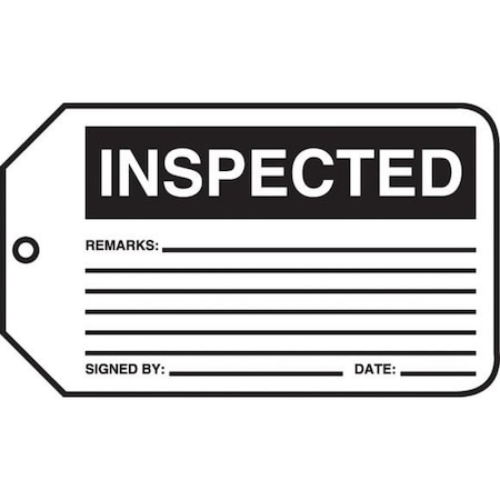 SAFETY TAG INSPECTED RPPLASTIC MMT305PTM